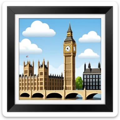 big ben london sticker