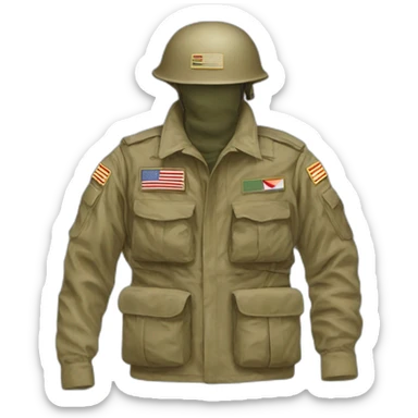 Gulf war uniform 1991 sticker