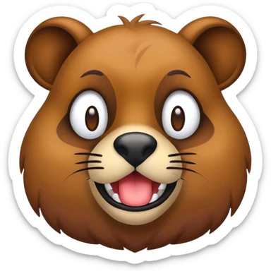 Ballin animal sticker