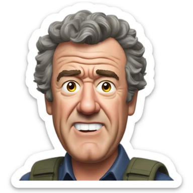 Jeremy Clarkson oh no anyway sticker
