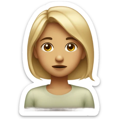 Saddest girl alive  sticker