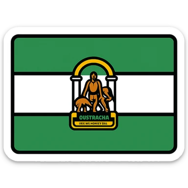 flag of Andalucía, Spain sticker