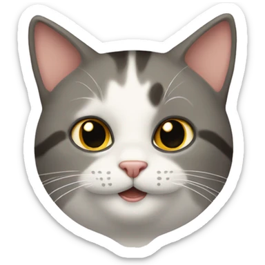 Un gatto che beve  sticker