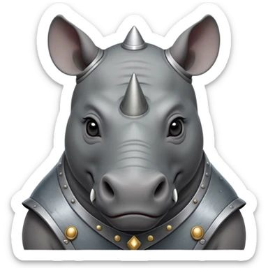 cinematic-noble-rhinoceros-portrait-emoji,-poised-and-regal,-with-a-massive,-powerful-build-and-a-thick,-armored-hide-of-slate-gray,-deep-set-soulful-piercing-eyes,-simplified-yet-sharp-and-sophisticated-features,-highly-detailedlarge black eyes sticker