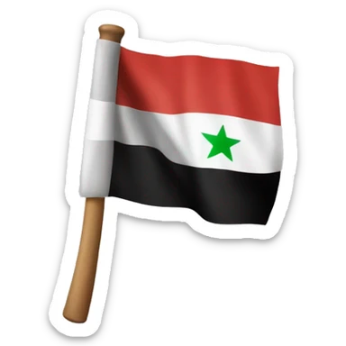 search up “free syrian flag” and create a emoji that looks just like that sticker