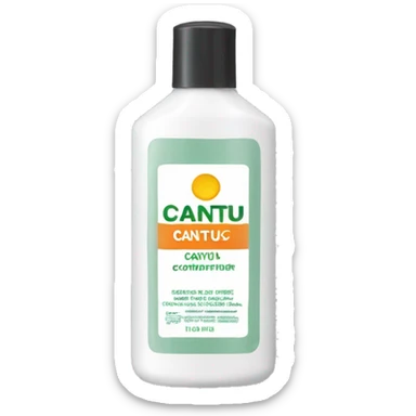 narrow bottle of hair conditioner with a label that says cantu sticker