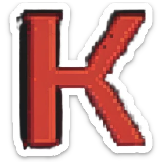 red pixelated lettering spelling 'ZETRIX', classic 8-bit video game style sticker