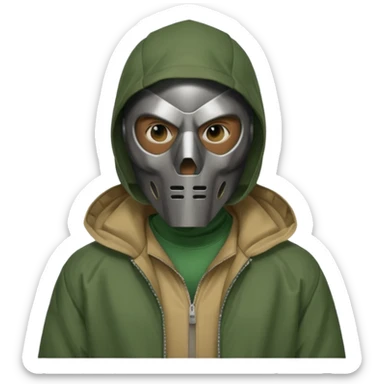 MF doom sticker