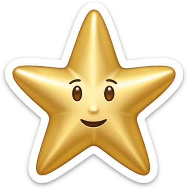 Make me an star emoji with a swirl in it sticker