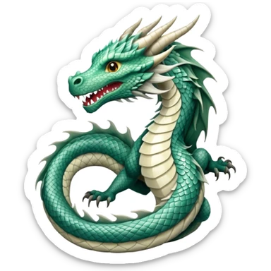 "Haku" the dragon from "Spirited Away" sticker