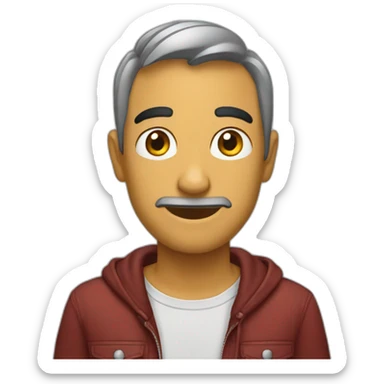  Chico encapuchado  sticker