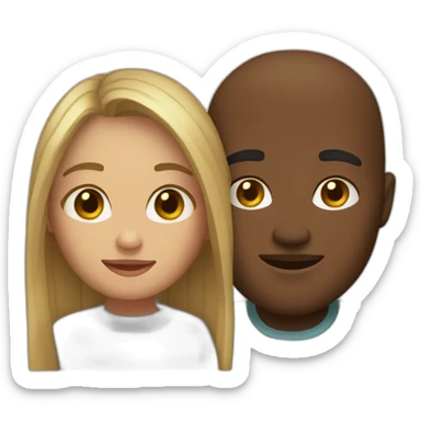 Couple cozur sticker