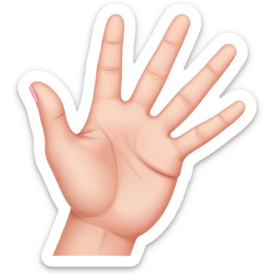 Kleiner Finger Schwur mit einer Hand  sticker