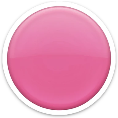 pink circle sticker