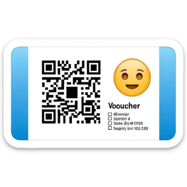 ACCEPTED PARTICIPATION METHODS — Voucher with QR code sticker