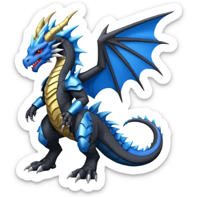 Haxorus-Zekrom-fusion (full body) sticker