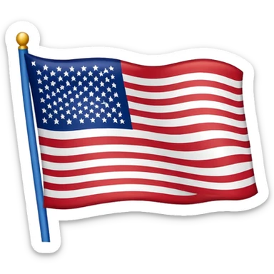 Flag of United States of Brazilia sticker