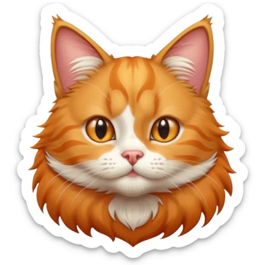 a super cute Tom cat sticker