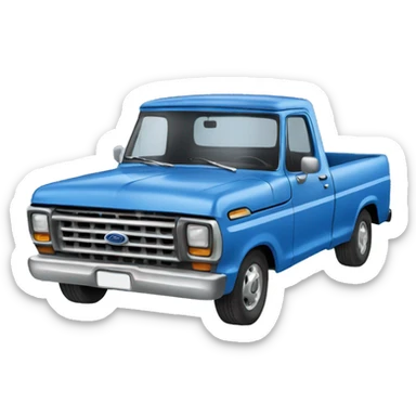 blue ford apollo sticker