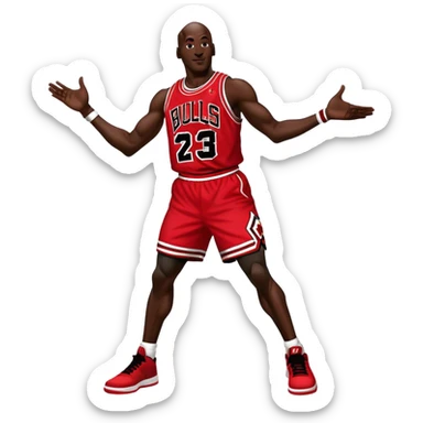 Michael Jordan jumpman sticker