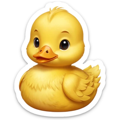 baby duckling sticker