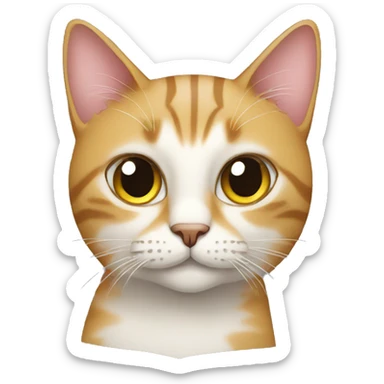 a cat graphic designer sticker