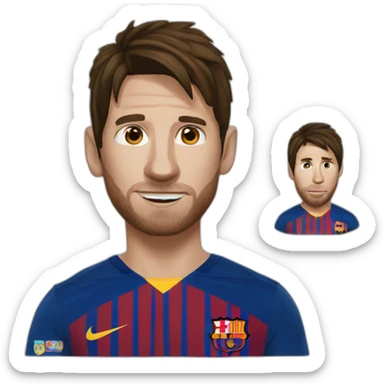 Messi chiquito  sticker