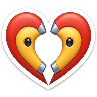 zwei hände in herzform aus denen unterschiedlich große herzen schweben sticker