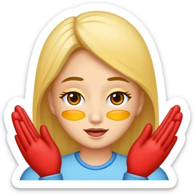 😭+💅🏻+🤌🏻 sticker