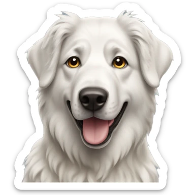 Maremma shepherd dog sticker
