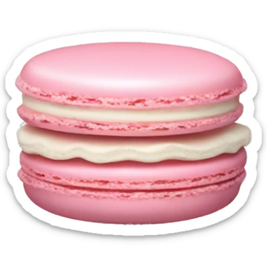 Light pink macaron sticker