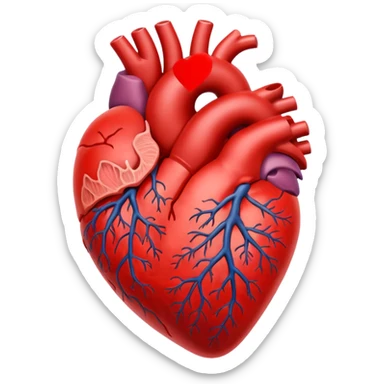 heart human organ sticker
