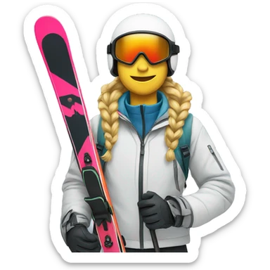 Ski faction  sticker