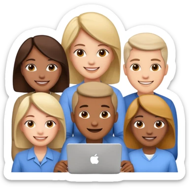 Online meeting sticker