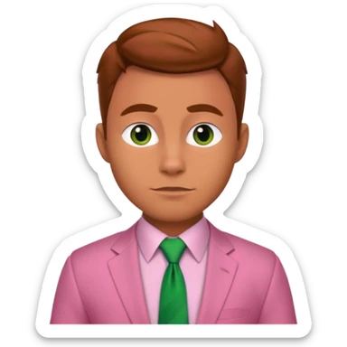 Nick Wilde (pink shirt, green tie, no suit) from the Zootopia Disney movie sticker