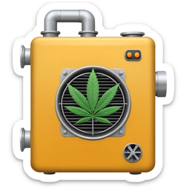 ventilation cannabis grow sticker