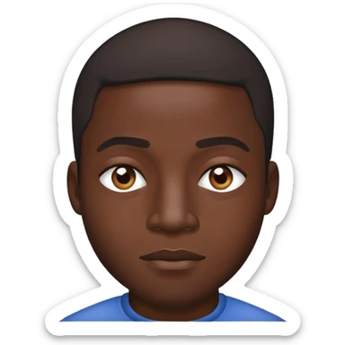 Black dude saying Nigga  sticker