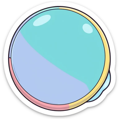 Skin care (bubble) sticker