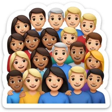 communtiy with birne  sticker