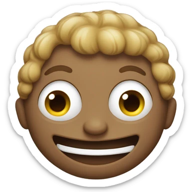 Phew and laughing  sticker