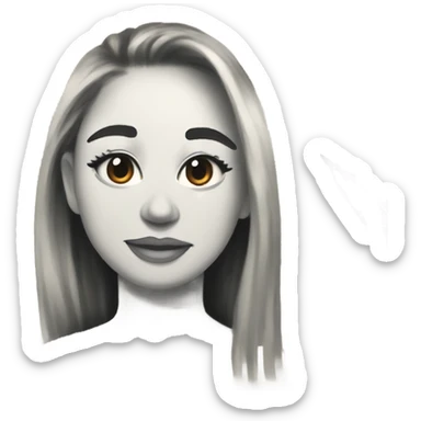 The tiktok trending hyperpigmentation emoji about the girl drawing her mom and its a very funny drawing sticker