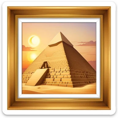 egypt pyramid sticker