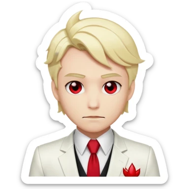 Lucifer Morningstar from Hazbin Hotel sticker