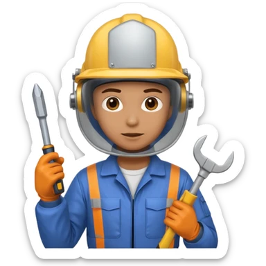 An high voltage technician  sticker