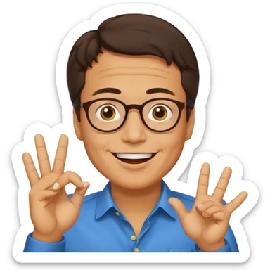Gustavo Petro blowing a kiss emoji sticker