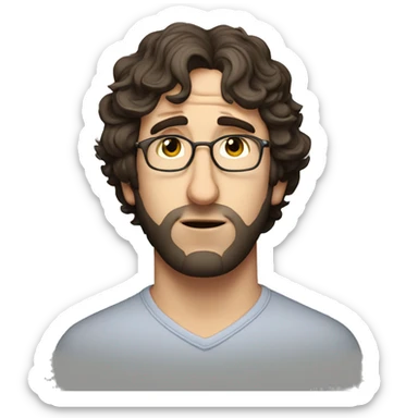josh groban sad sticker
