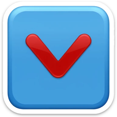 Make the emoji of roblox verify blue tick in rectangle sticker