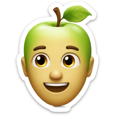 apple silion sticker