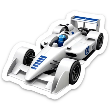 F1 racecar going at lightspeed like star wars sticker