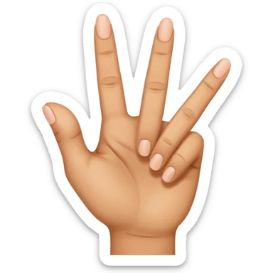  Can you do the Oke or perfect sign but than with de middle vinger.  sticker